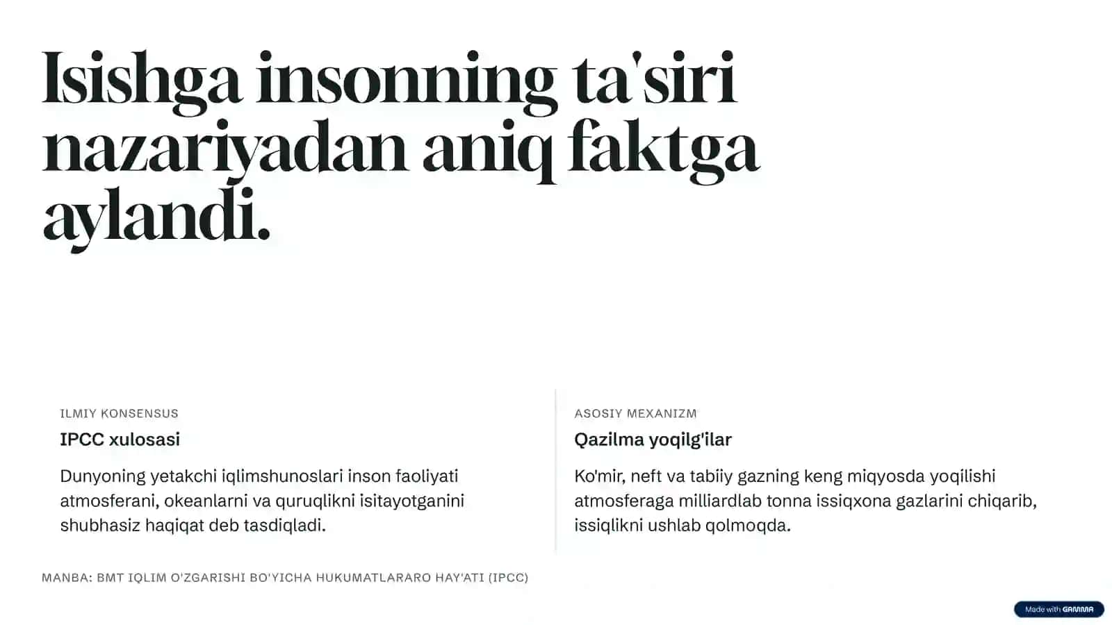 ILMIY MA'RUZA VA GLOBAL TAHLIL 3