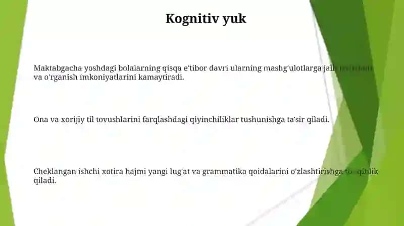 Maktabgacha yoshdagi bolalarga chet tilini o'rganishdagi qiyinchiliklar 3
