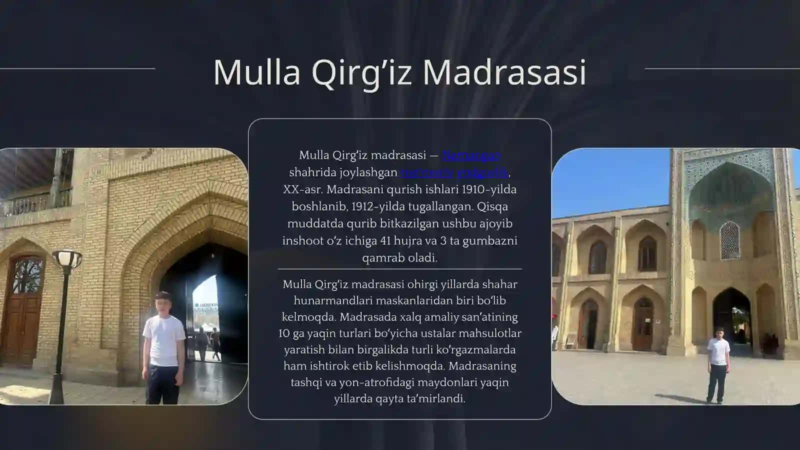 Mulla Qirg’iz madrasasi 3