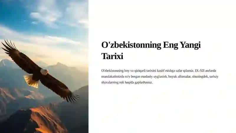 O'zbekistonning Eng Yangi Tarixi 3