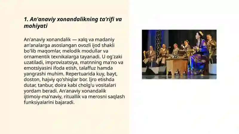 An'anaviy xonandalik 3