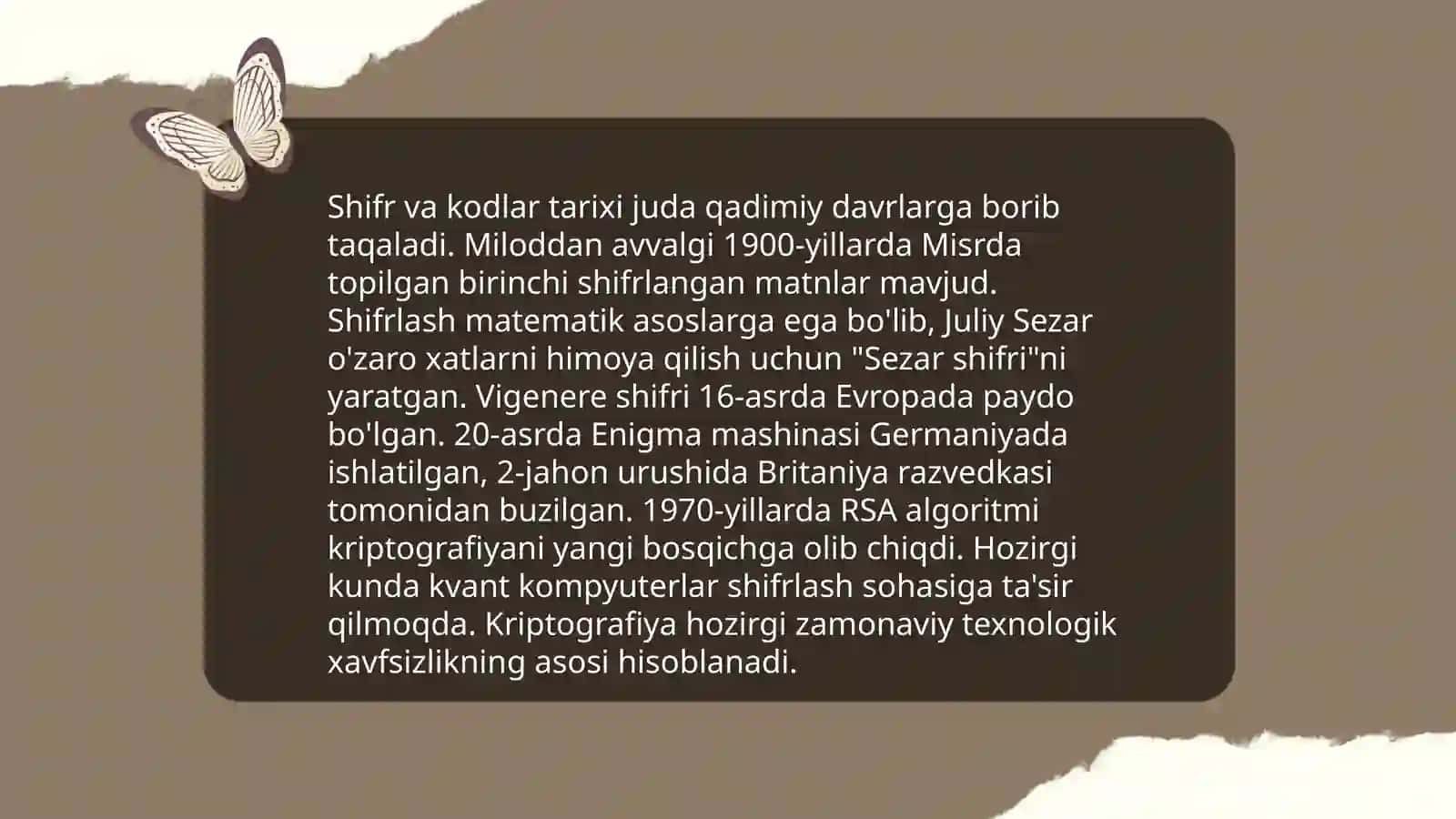 Shifrator va deshifrator 3