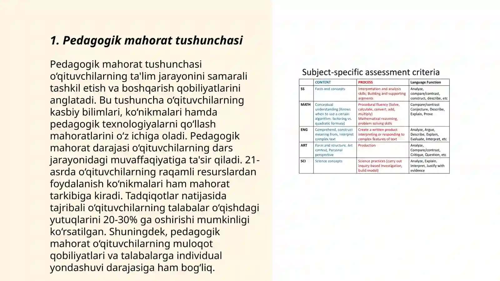 Pedagogik mahorat fanining predmeti,maqsad va vazifalari 3