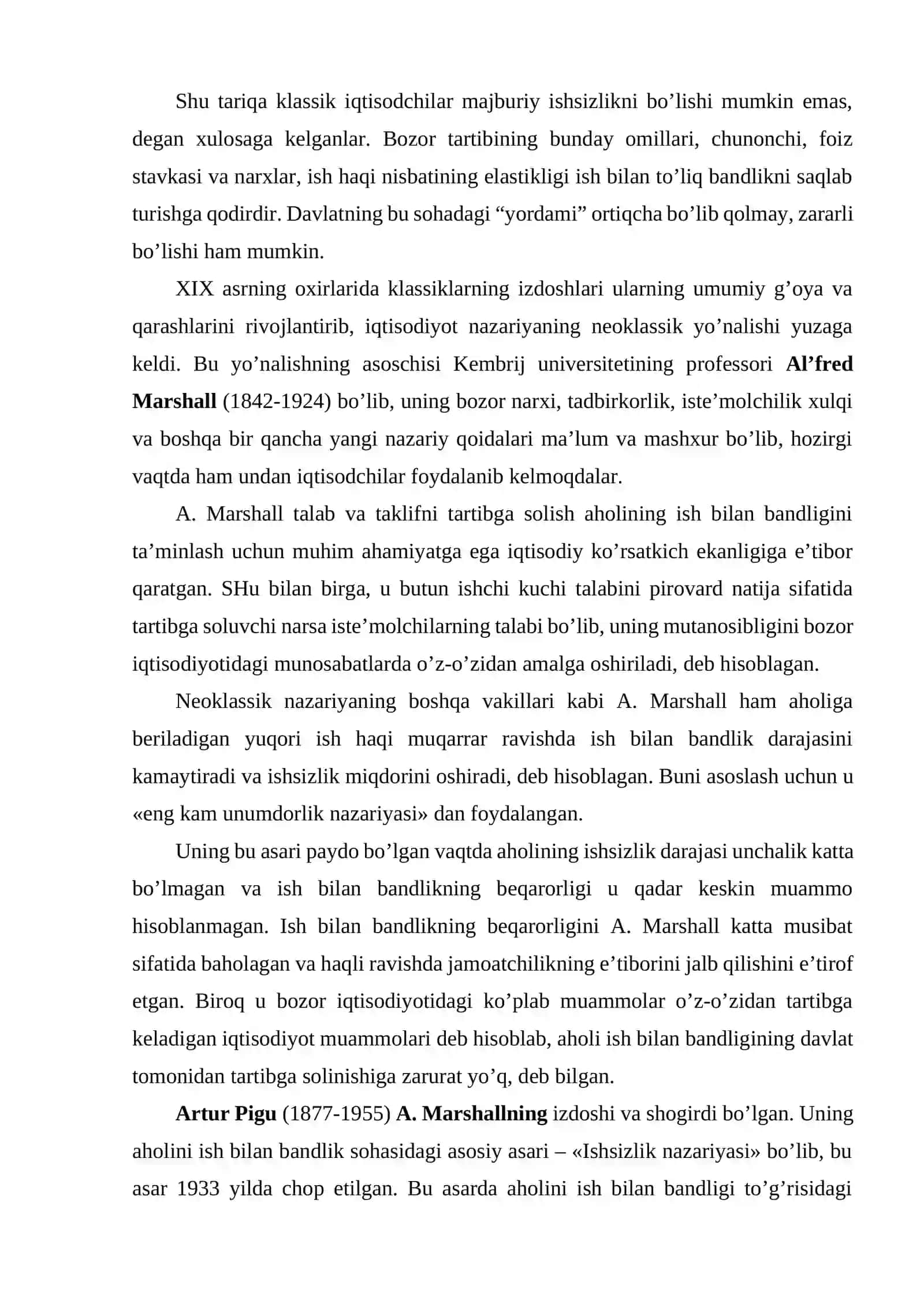 Аhоlining ish bilаn bаndligi nаzаriyаlаri vа ulаrning аmаldа qo’llаnilishi 3
