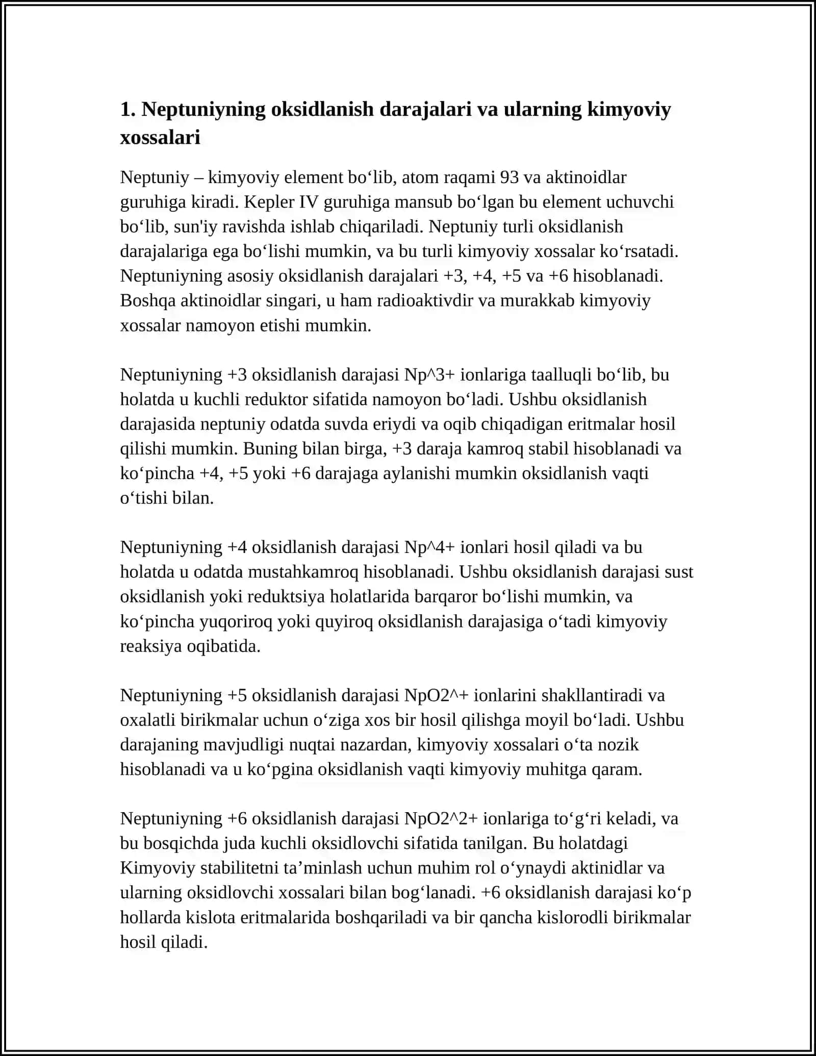 NEPTUNIY BIRIKMALARINING KIMYOVIY XOSSALARI VA ULARNI AJRATISH USULLARI 3