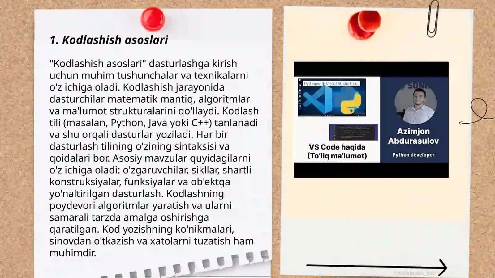 Kodlashish asoslari 3