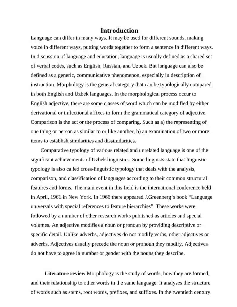 COMPARATIVE ANALAYSIS OF ADJECTIVES IN THE ENGLISH AND UZBEK LANGUAGE.kurs ishi 3