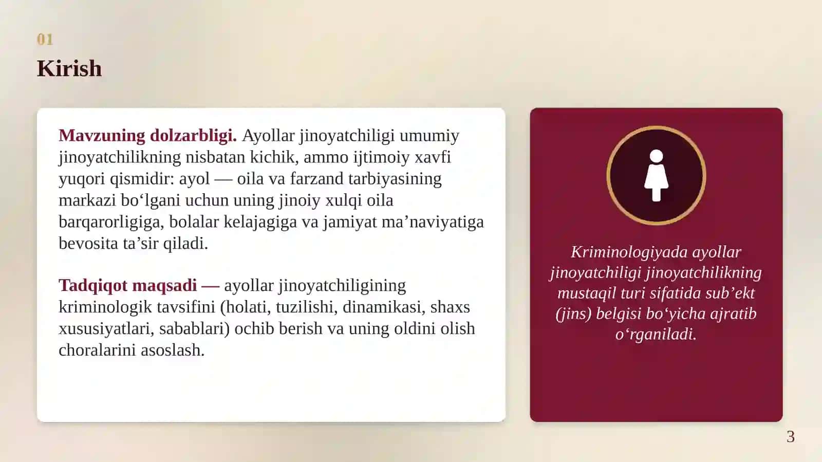 Ayollar jinoyatchiligining kriminologik tavsifi va uning profilaktikasi 3