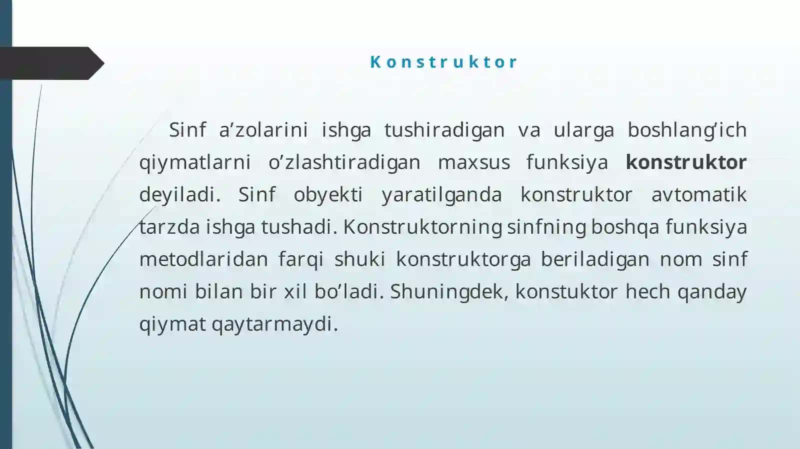 Dasturlash1fanidanbajargantaqdimot 3