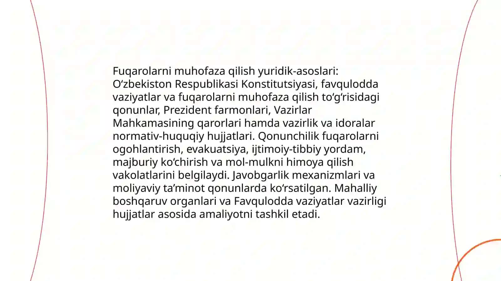 Favqulodda vaziyatlarda fuqaro muhofazasining vazifalari 3