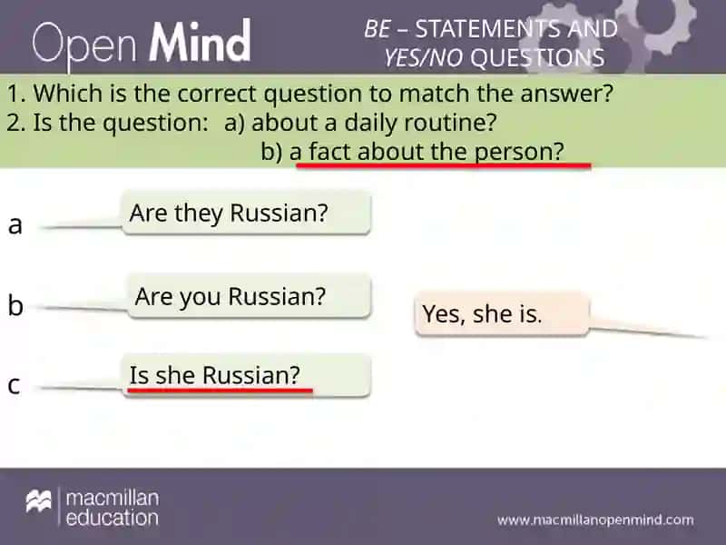 Open Mind Elementary Unit 1 Grammar 1 3