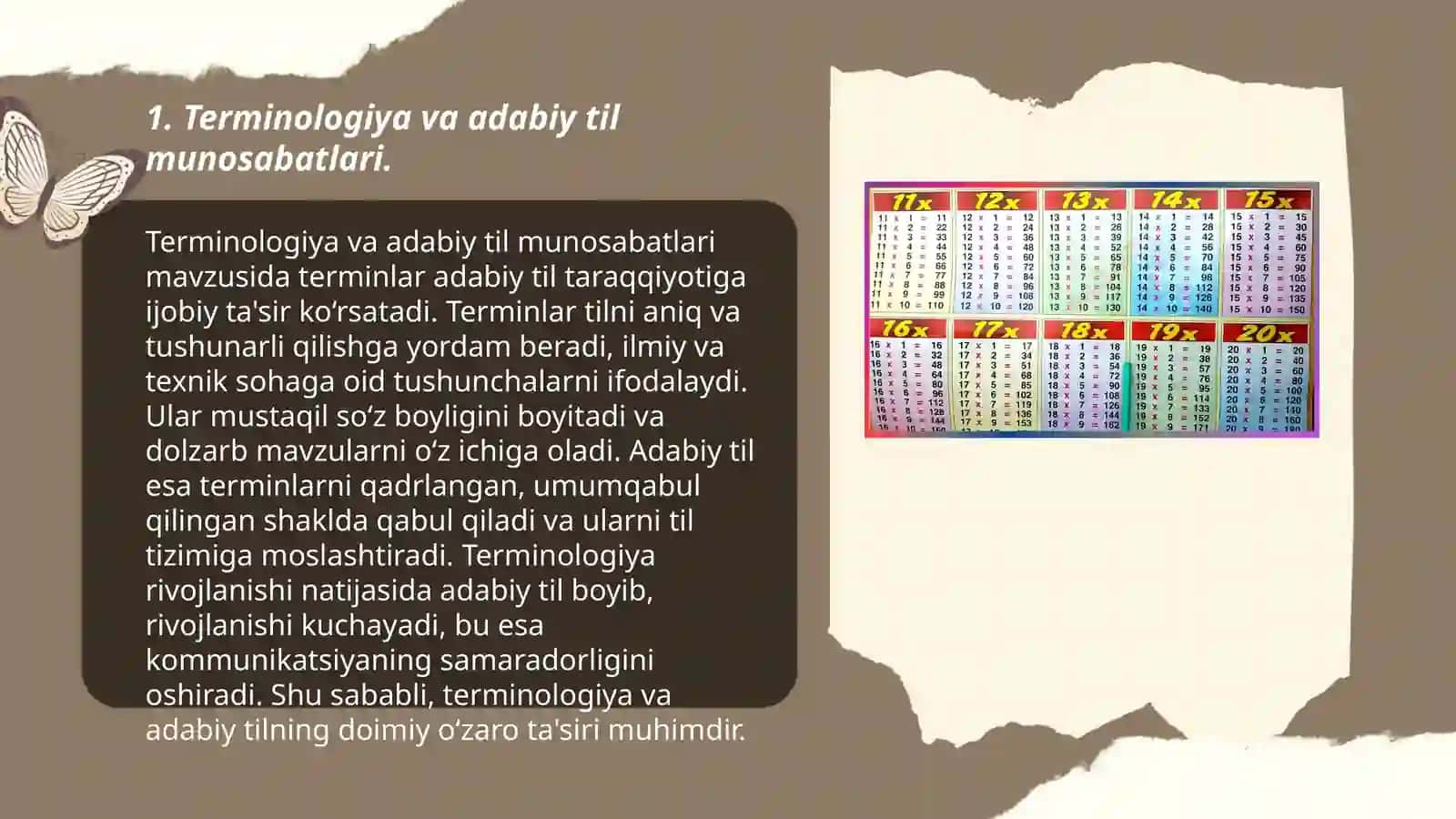 Terminologiyadagi oʻzgarishlarning umumadabiy tildagi jarayonlar bilan bevosita bogʻliqligi 3