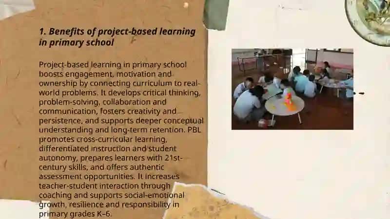 Using project-based approach in primary school 3