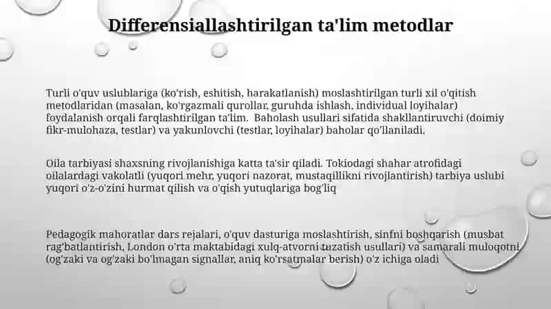 Pedagogik mahorat asoslari va tarkibiy qismlari 3