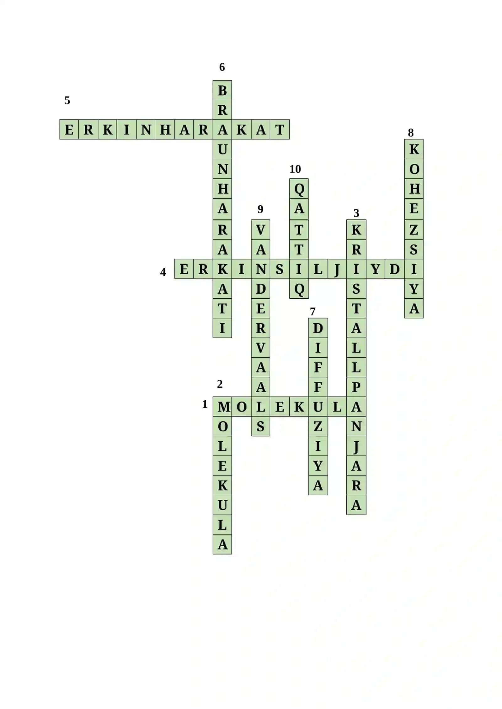 KIMYO FANIDAN KROSVORD 2 TA 3