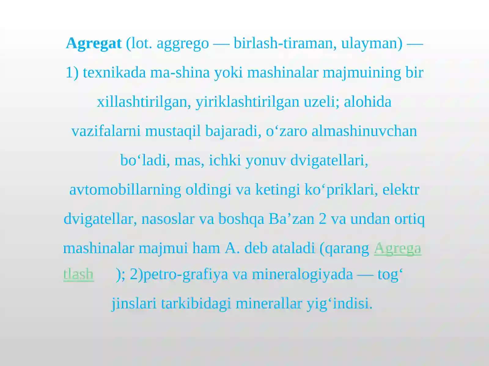 AGREGATLASHNING AFZALLIKLARI VA KAMCHILIKLARI 3