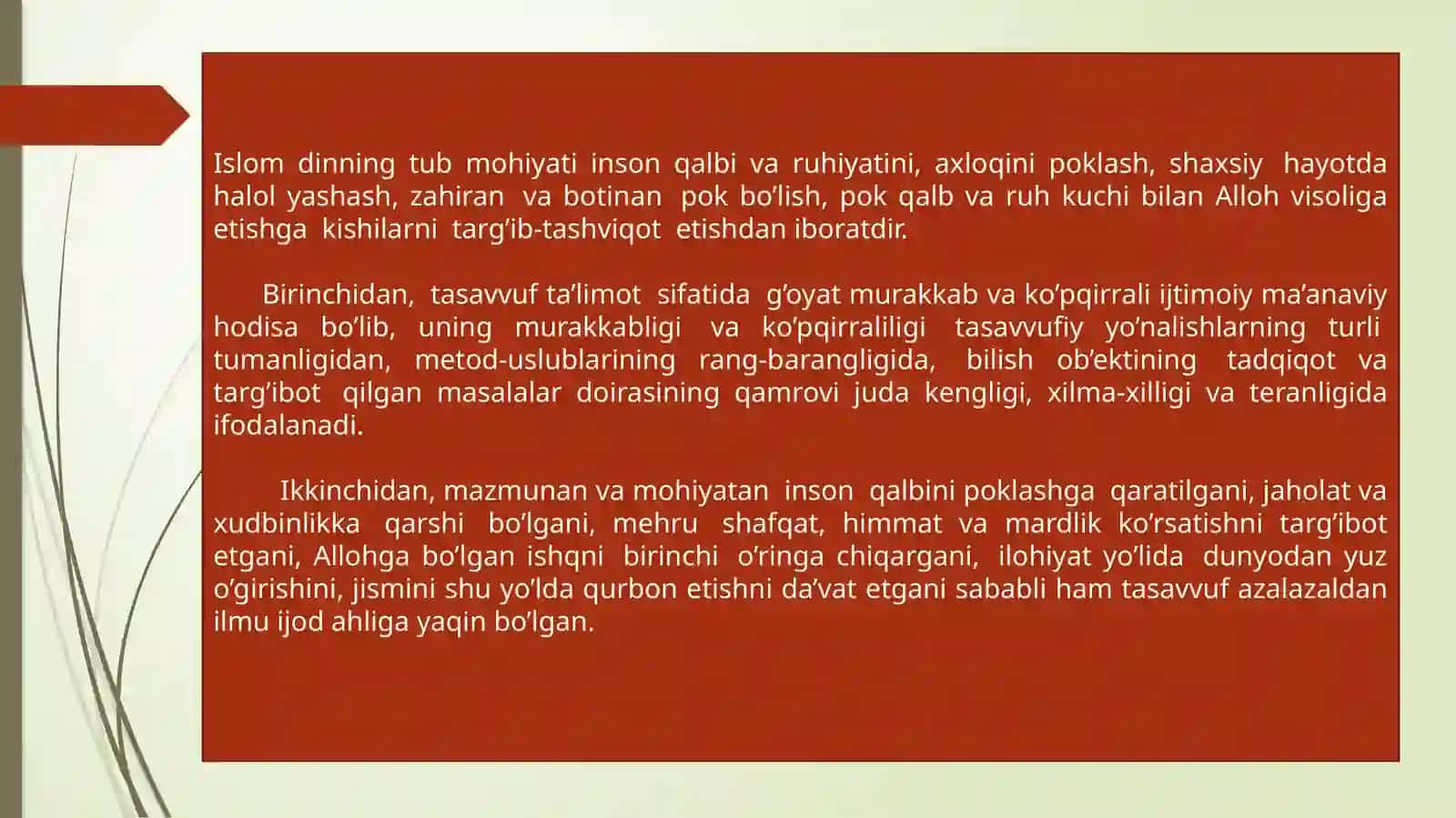 Sharq mutaffakirlarining Islom dinning inson kamolotiga ta’siri haqidagi g‘oyalari 3