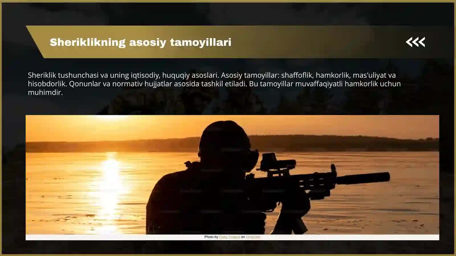 Davlat-xususiy sheriklikning asosiy tamoyillari va shakllari 3