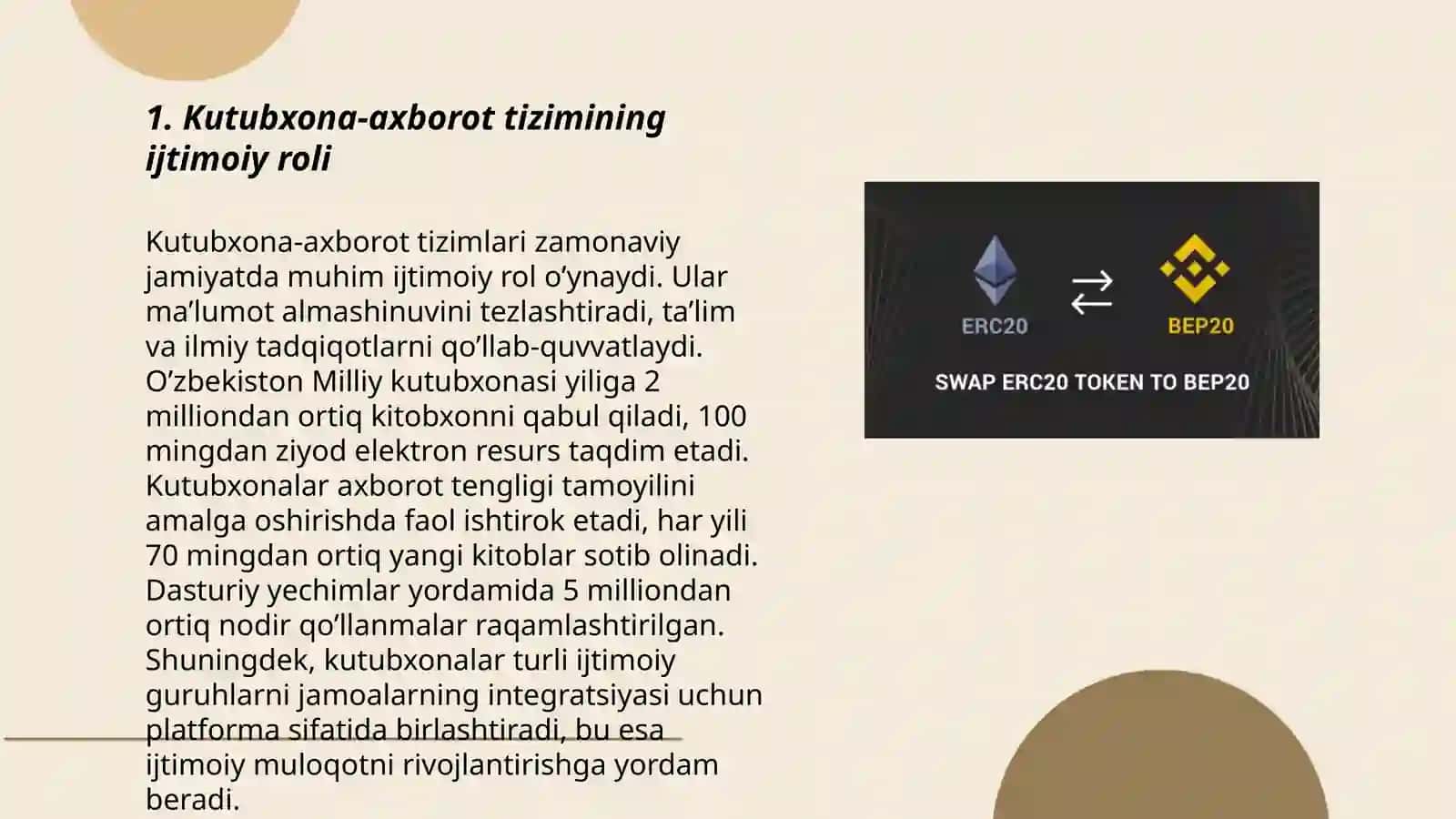 Kutubxona-axborot faoliyati ijtimoiy-madaniy tizimning tuzilmasi, asosiy qirralari 3