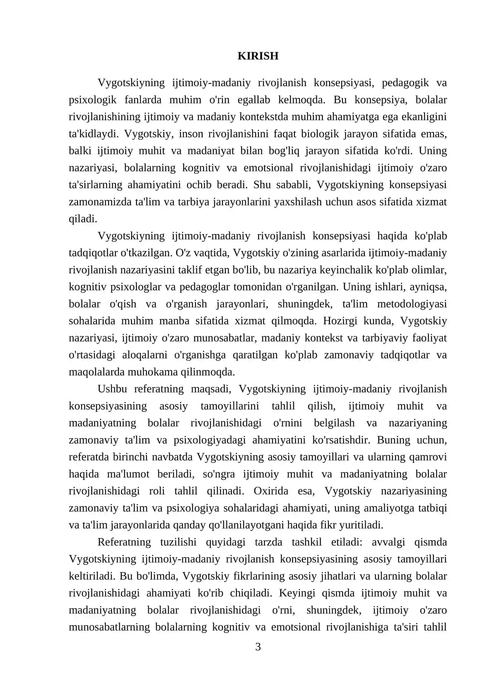 Vygotskiyning ijtimoiy- madaniy rivojlanish konsepsiyasi 3
