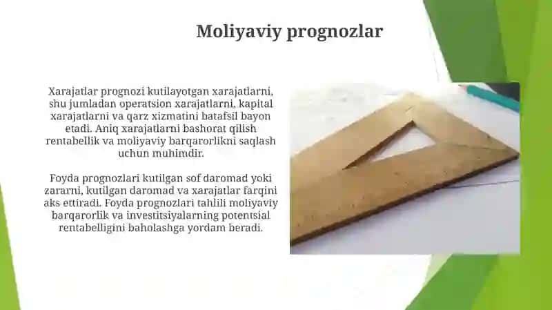 Moliyaviy prognozlar 3