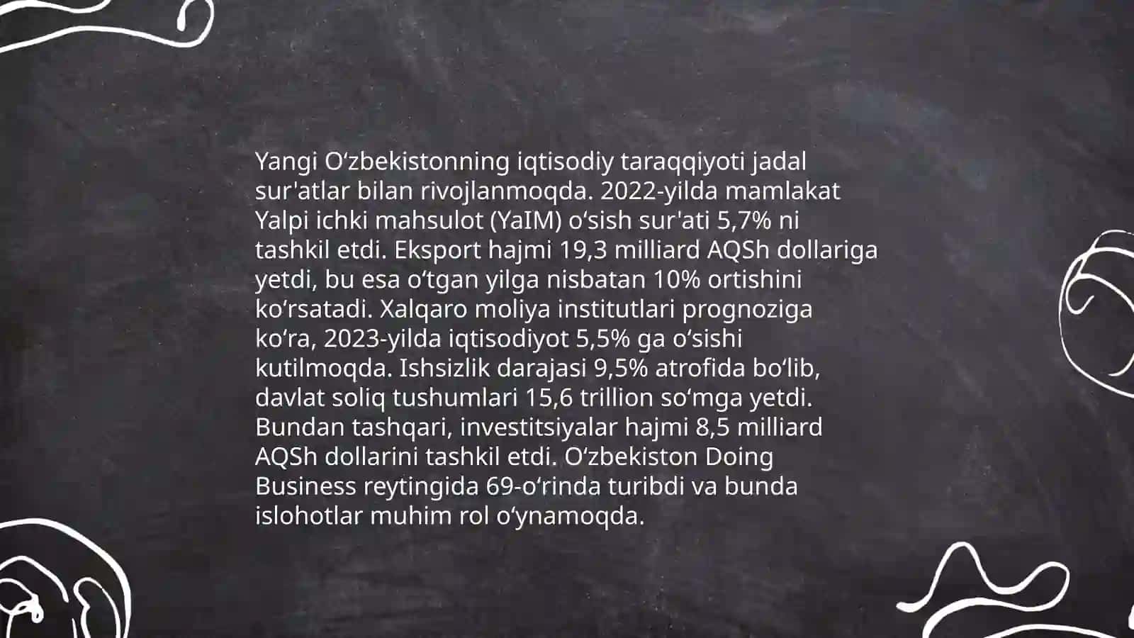 Yangi O'zbekistonda Ijtimoiy - Siyosiy, Iqtisodiy va Madaniy O'zgarishlarning Xalqaro Reyting va Indekslarda Aks etishi 3