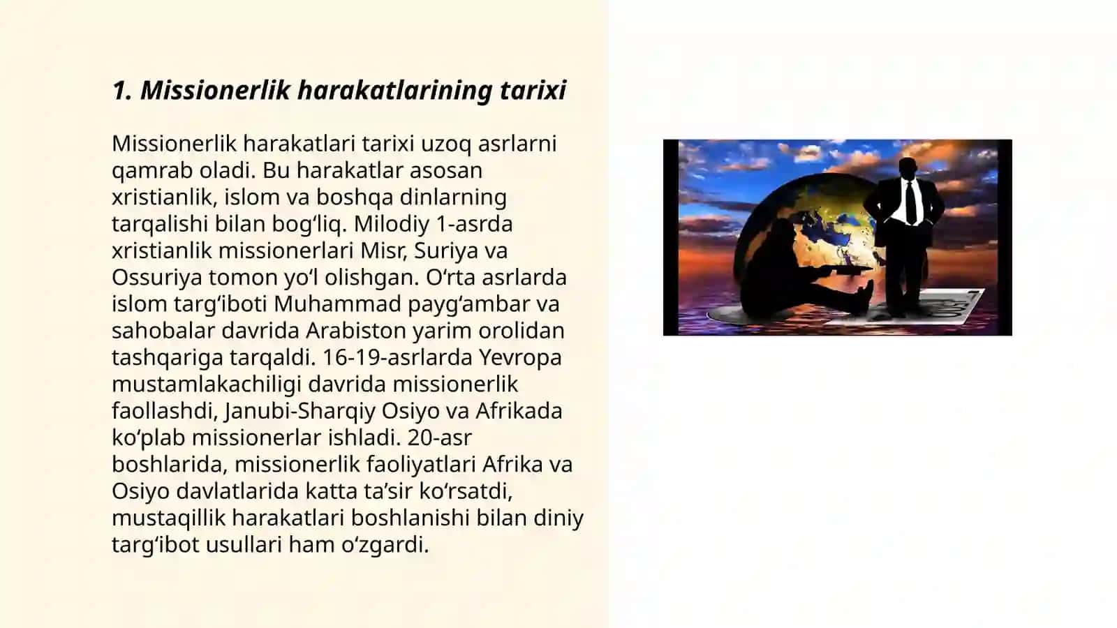 Oʻzbekistonda faoliyati kuzatilgan missionerlik harakatlari haqida 3