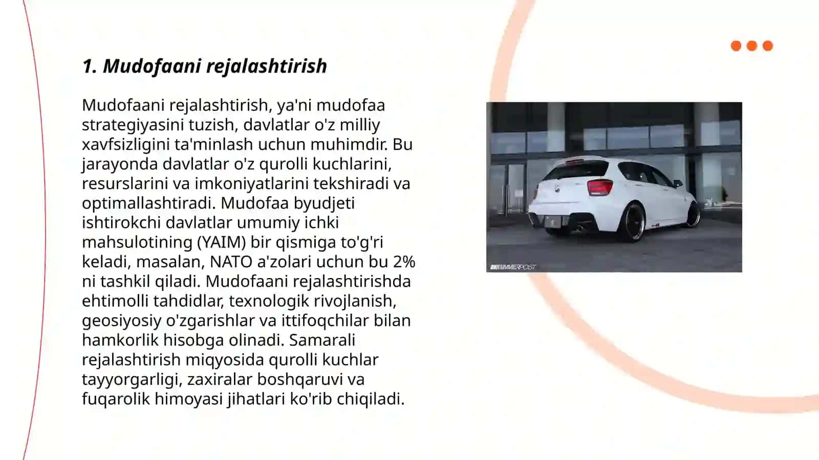 Mudofaa toʻgʻrisida Oʻzbekiston Respublikasining qonuni mudofaani tashkil qilish 3
