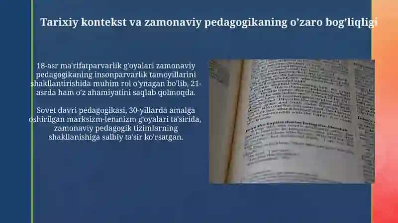 Ta'lim-tarbiya va pedagogika tarixini davrlashtirish muammosi 3