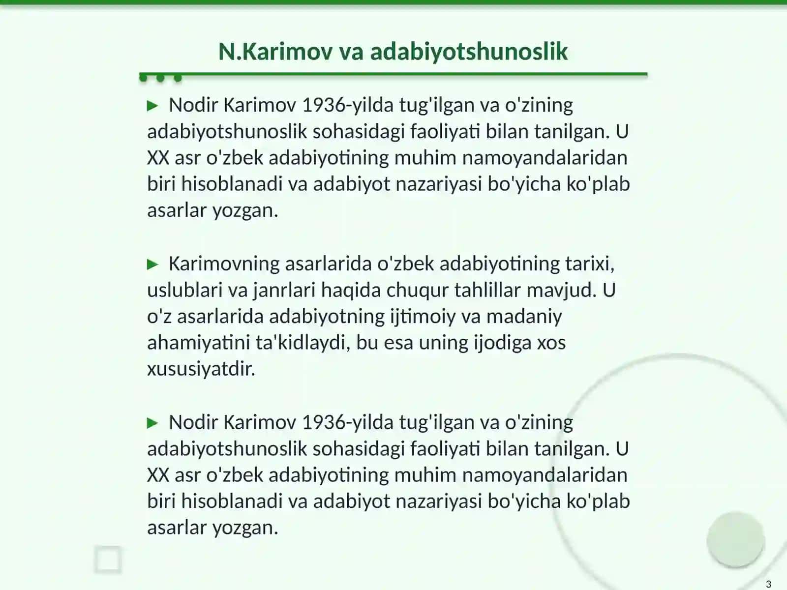 Adabiyotshunoslik nazariyasi 3