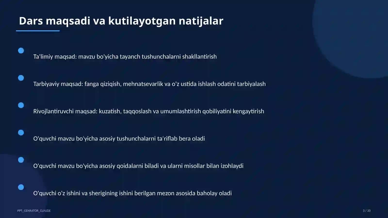Trigonometrik ayniyatlar va formulalar (10-sinf) 3
