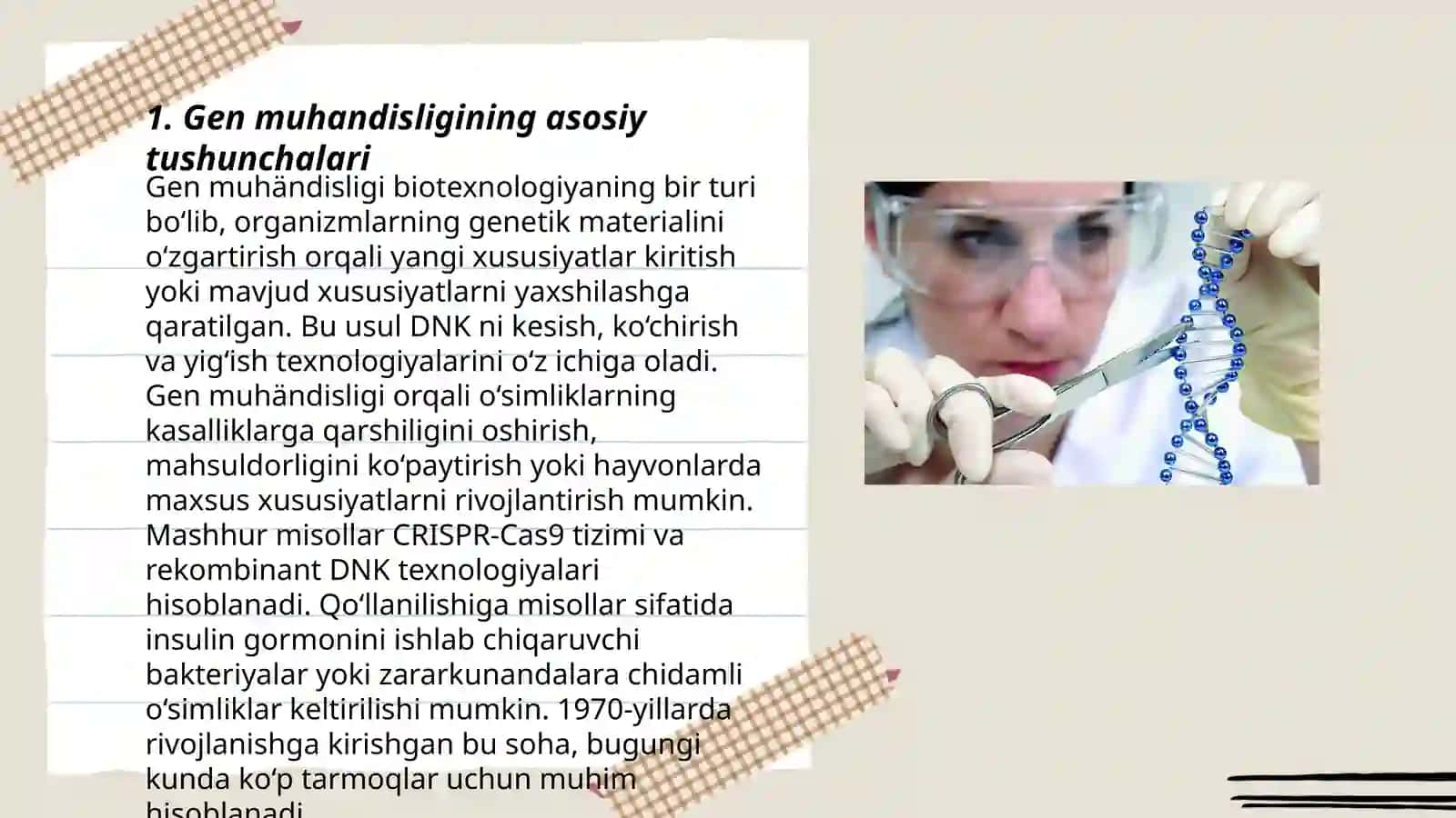 Gen muhandisligi 3