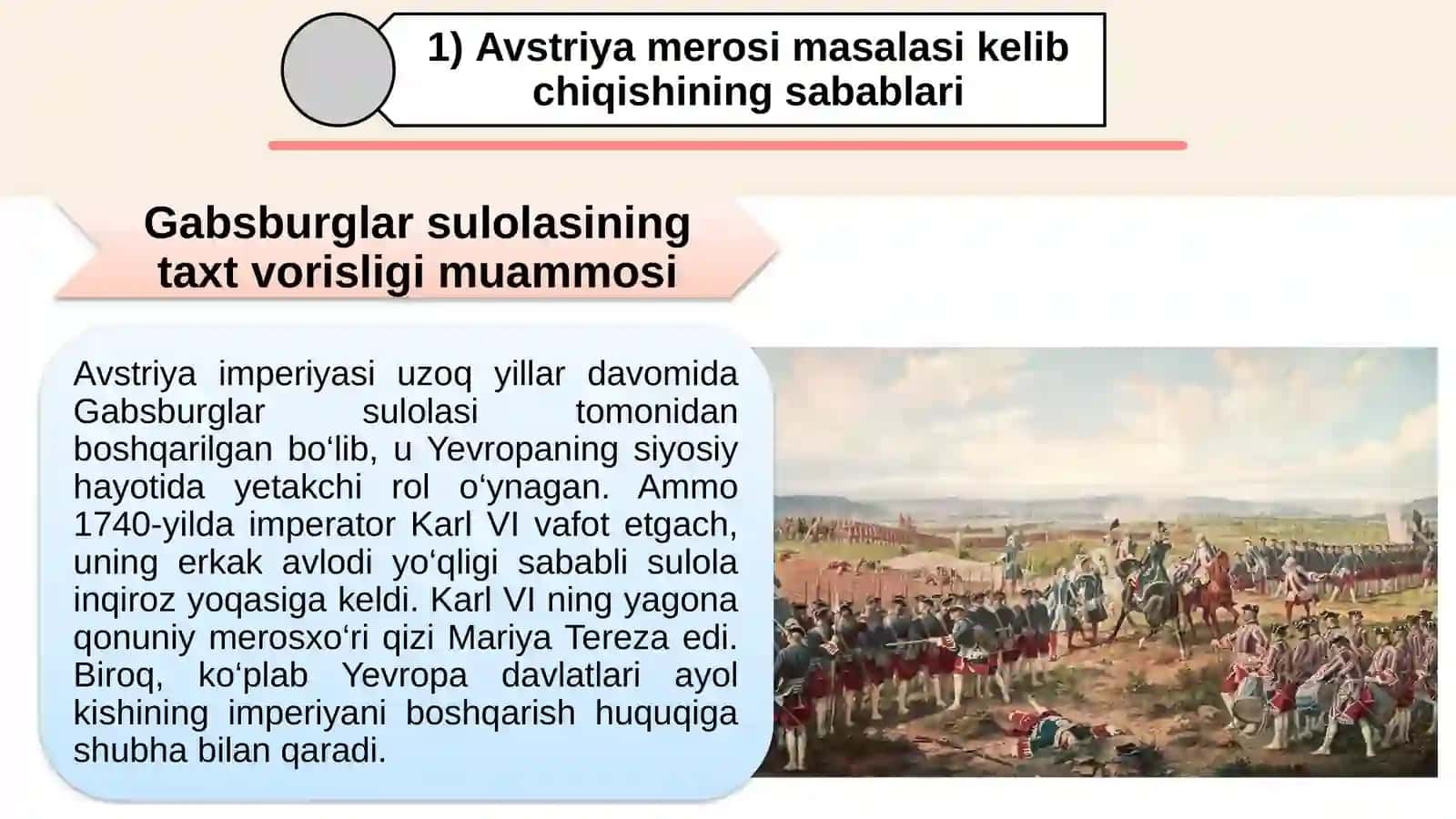 AVSTRIYA MEROSI UCHUN KURASH 3