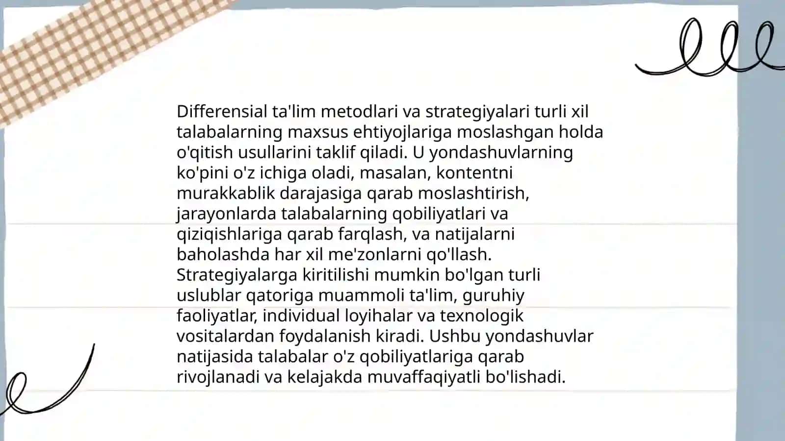Past o'zlashtiruvchi o'quvchilar bilan ishlash metodlari 3