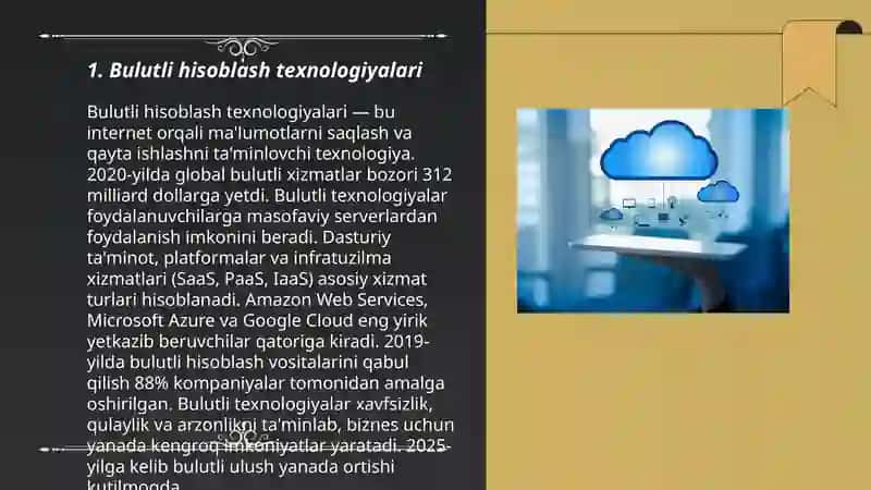 Bulutli hisoblash texnologiyalari 3