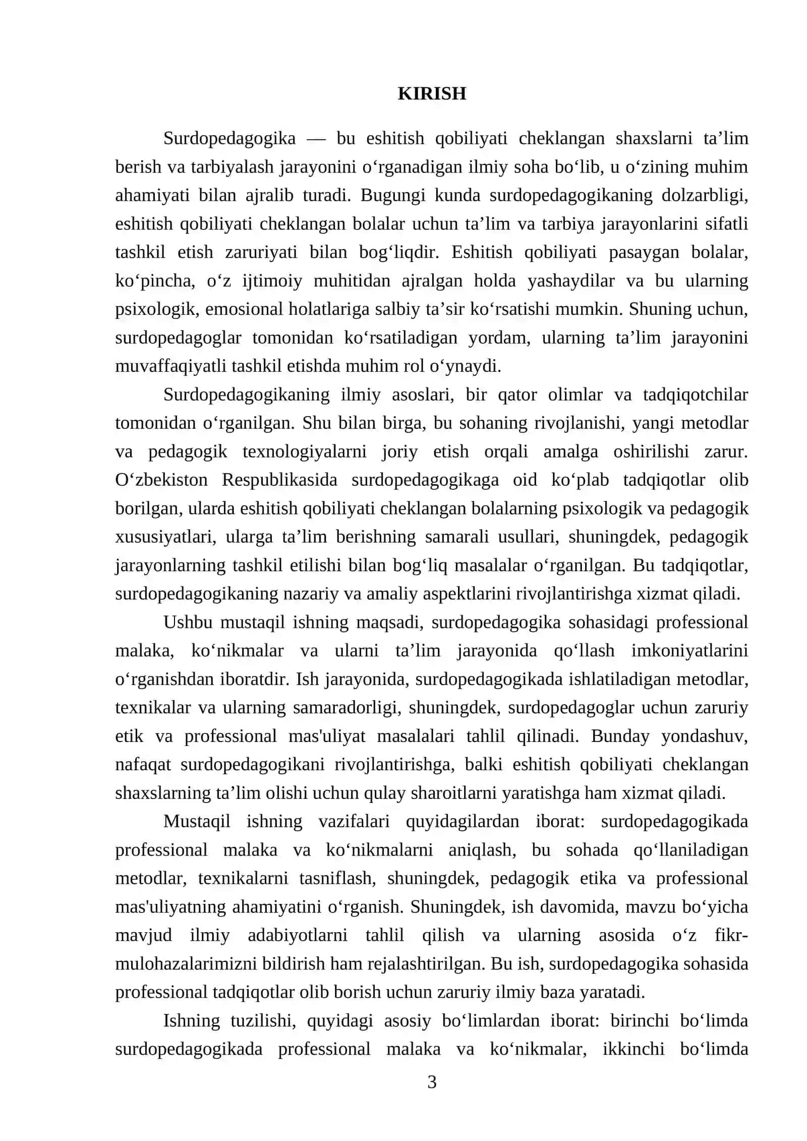 Surdopedagogika quyiladigan kasbiy talab 3