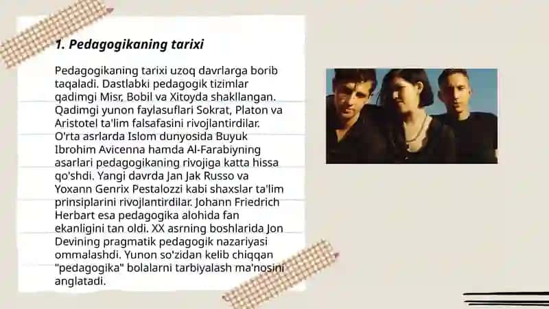 Pedagogik fanining paydo bolishi 3