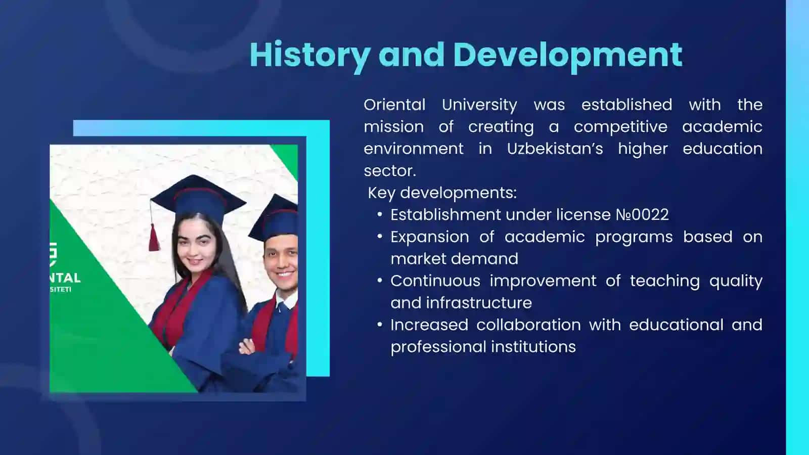 Oriental University 3