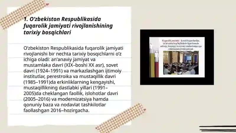 Òzbekiston Respublikasining fuqarolik jamiyati sari harakati 3
