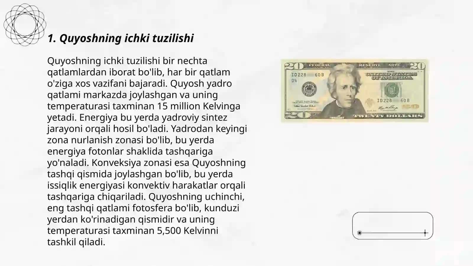 Quyosh haqidagi umumiy ma'lumotlar 3