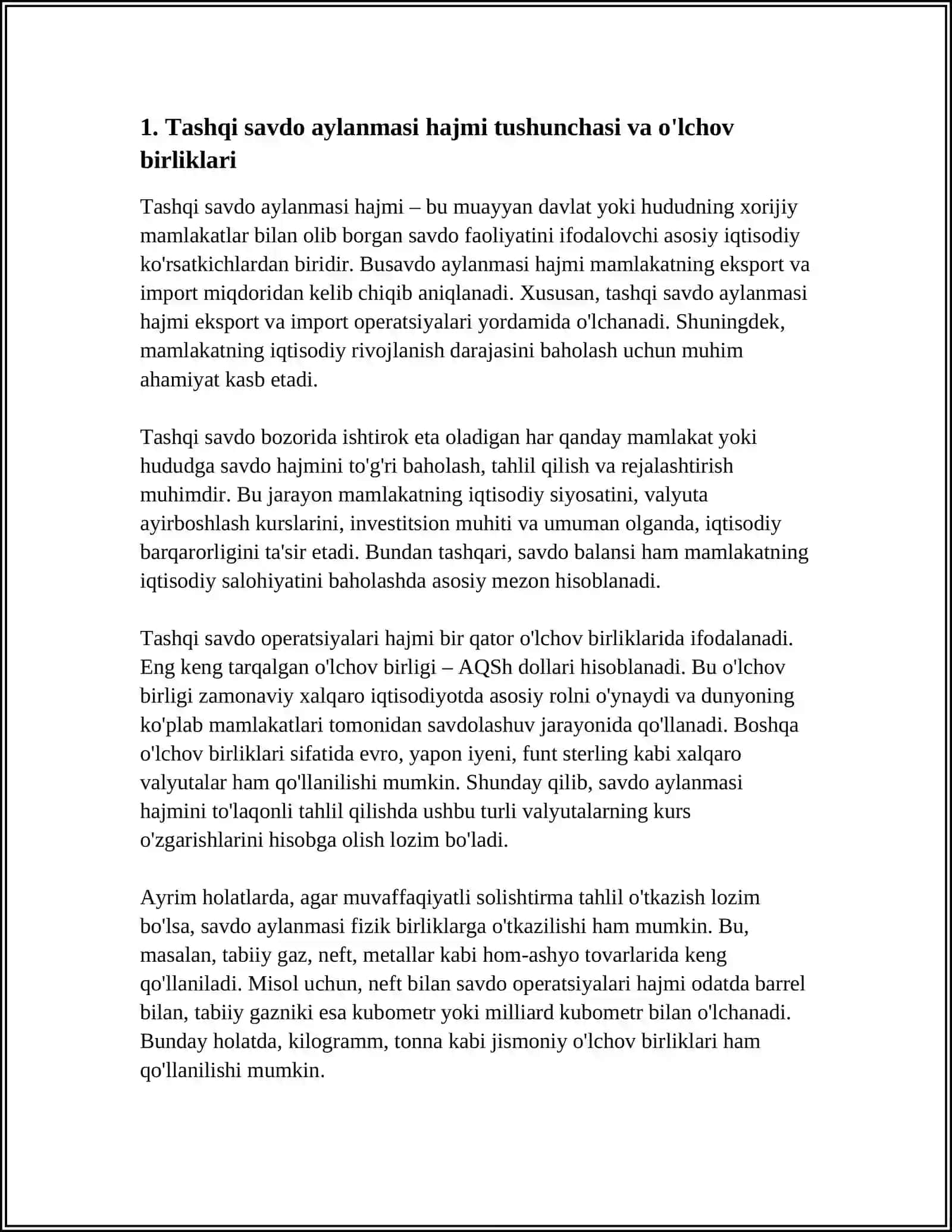 TASHQI SAVDO AYLANMASI HAJMI VA TARKIBI 3