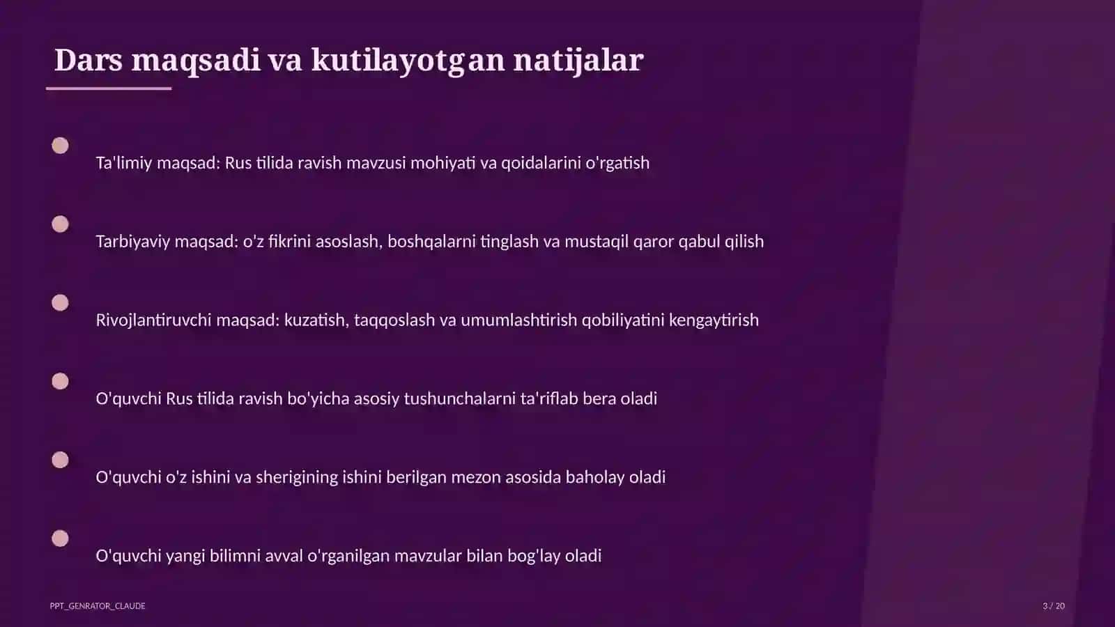 Rus tilida ravish (7-sinf) 3
