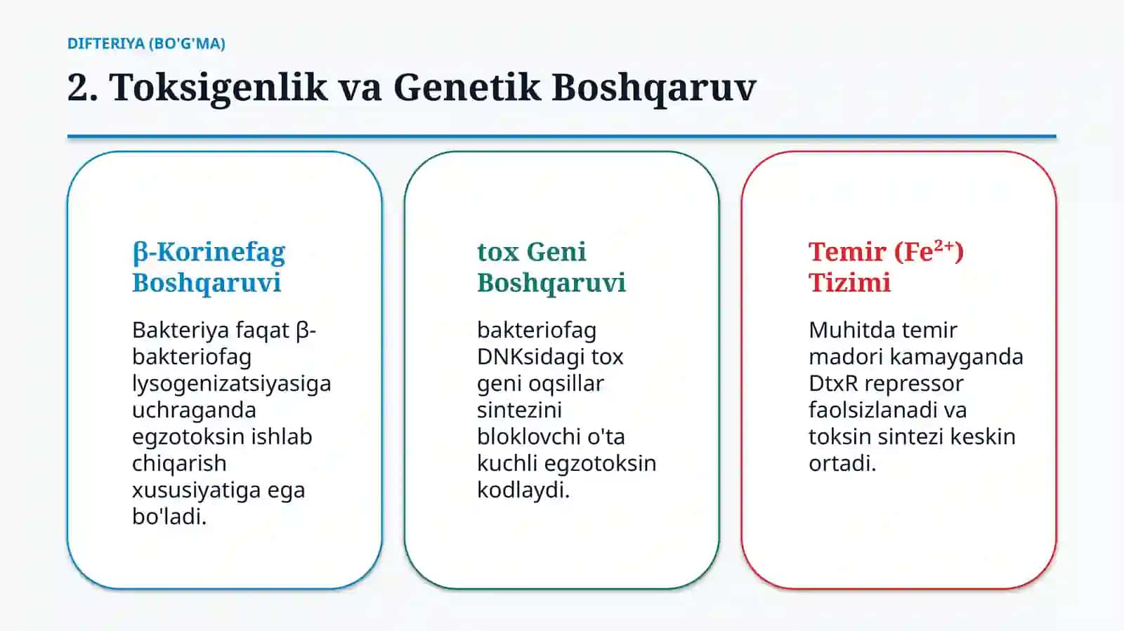 Bo‘g‘ma (Difteriya) — 20 slaydli zamonaviy tibbiy taqdimot 3