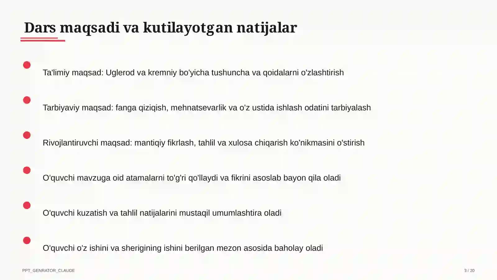 Uglerod va kremniy (9-sinf) 3