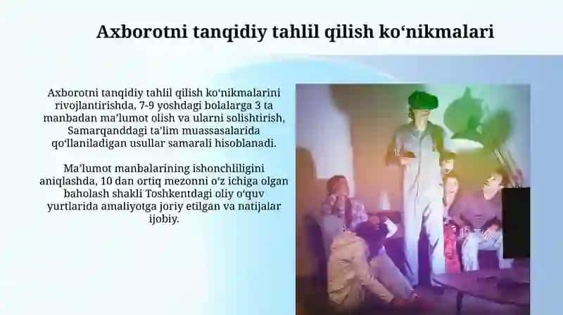Axborotni tanqidiy tahlil qilish koʻnikmalari 3
