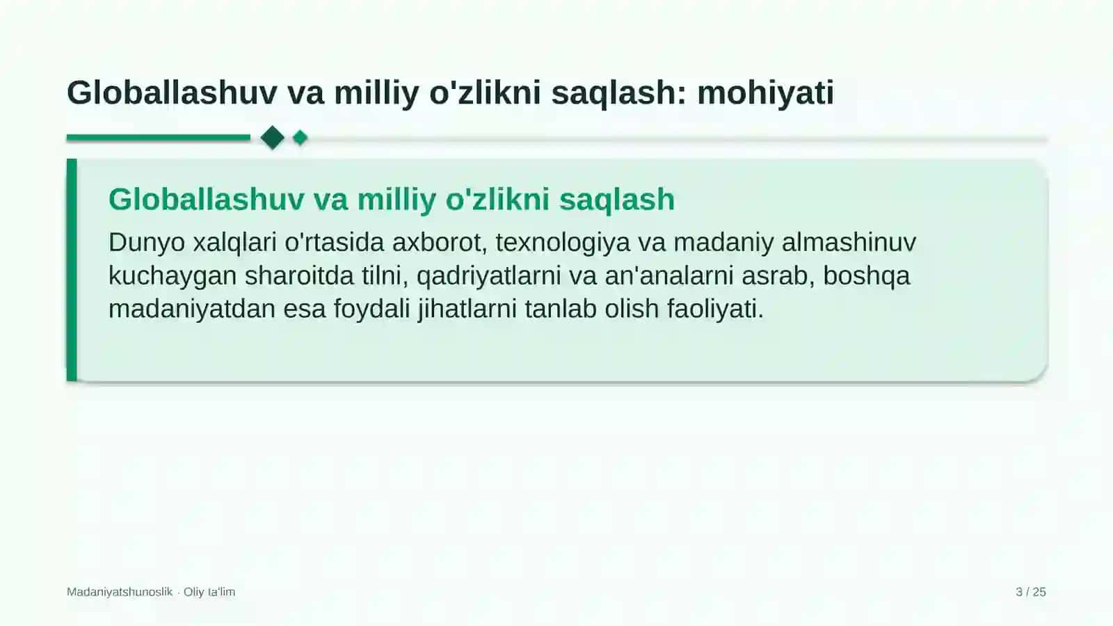 teatr studiyalarda globallashuv sharoitida milliy o'zlikni saqlash 3676 3
