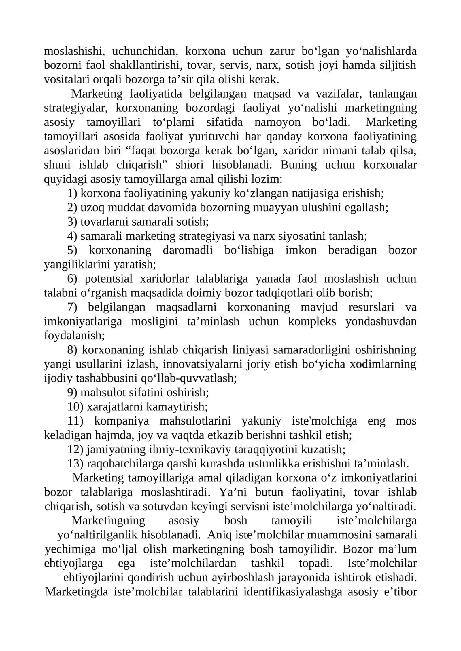 MARKETING FUNKSIYALARI VA ASOSIY TAMOYILLARI 3
