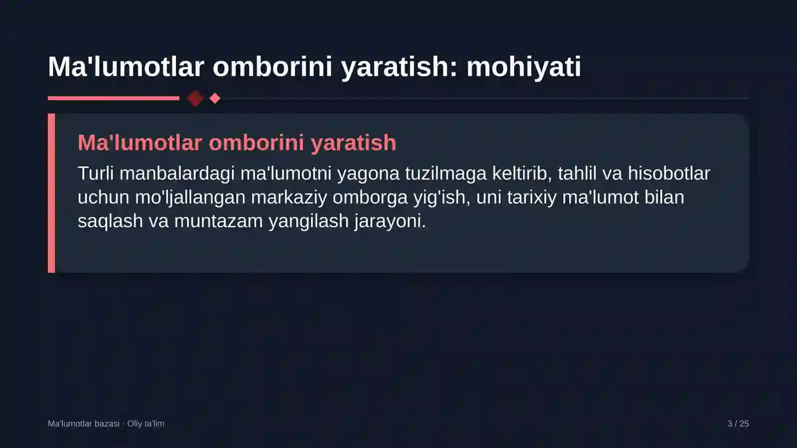 avtomobil transportida ma'lumotlar omborini yaratish 4482 3
