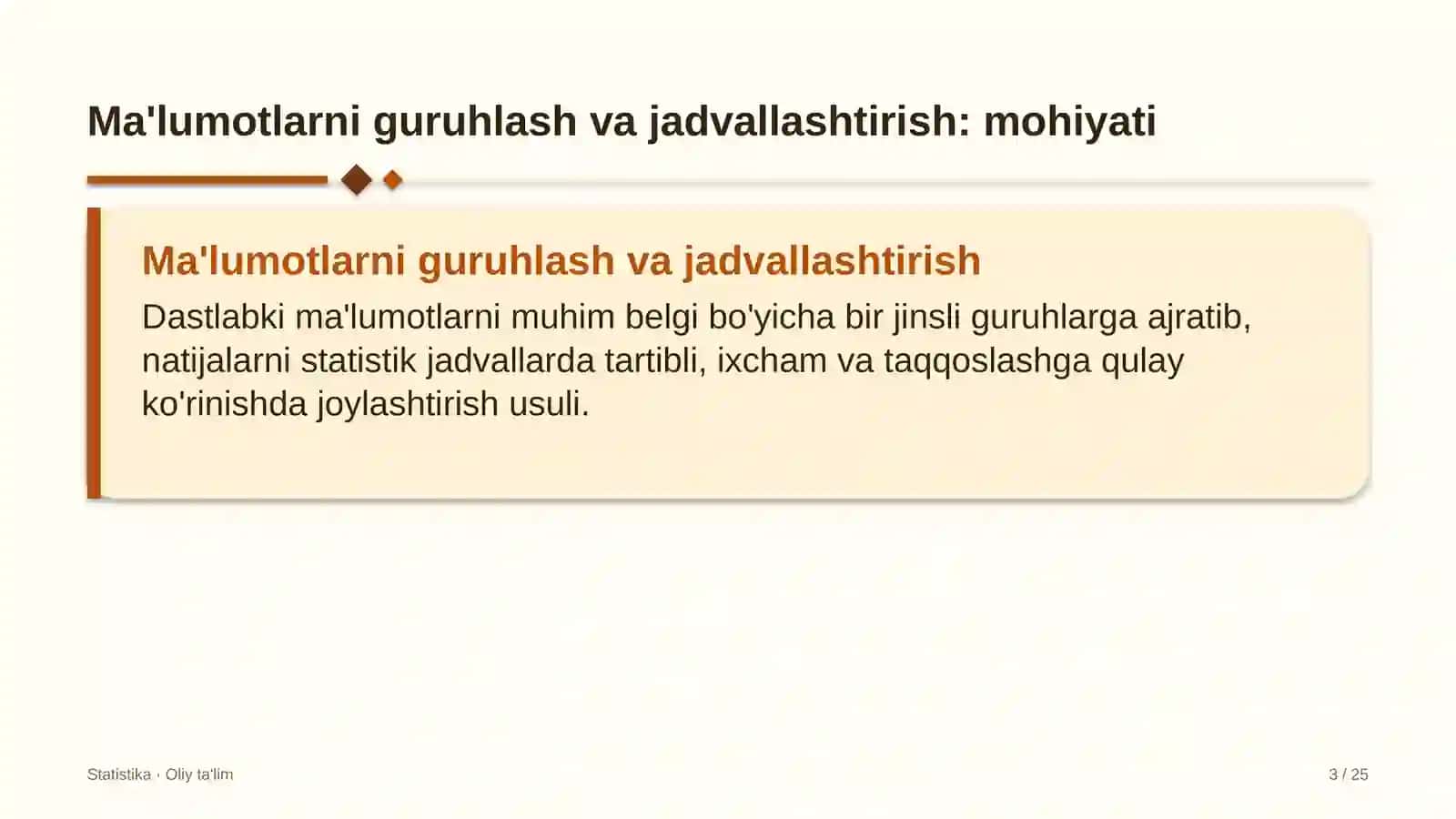 Bolalar nashrlarida ma'lumotlarni guruhlash va jadvallashtirish 3