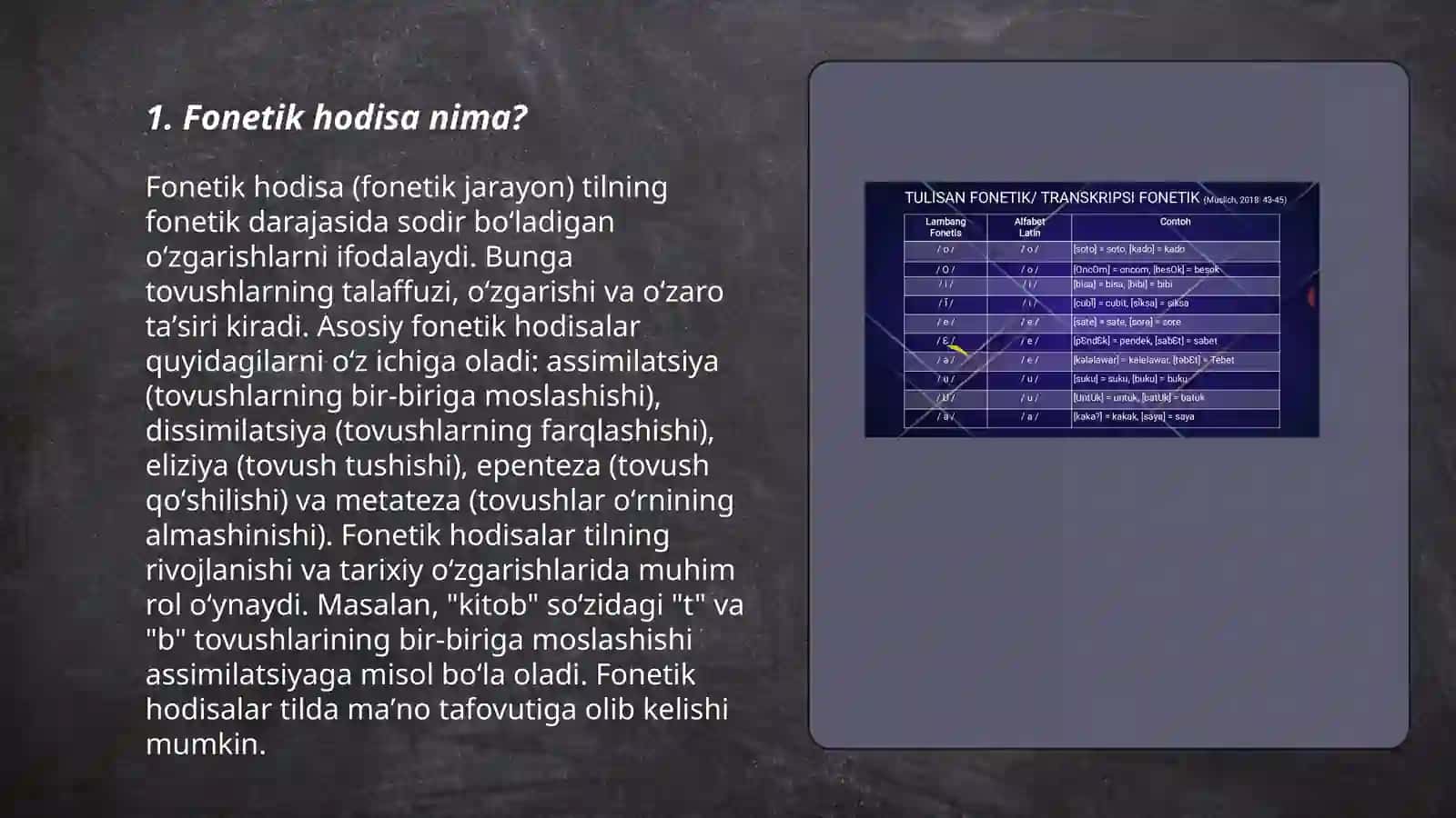 Fonetik hodisalar 3